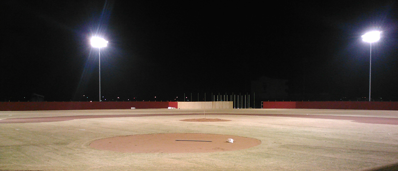 Yukon Sports Complex Baseball Field Lighting
