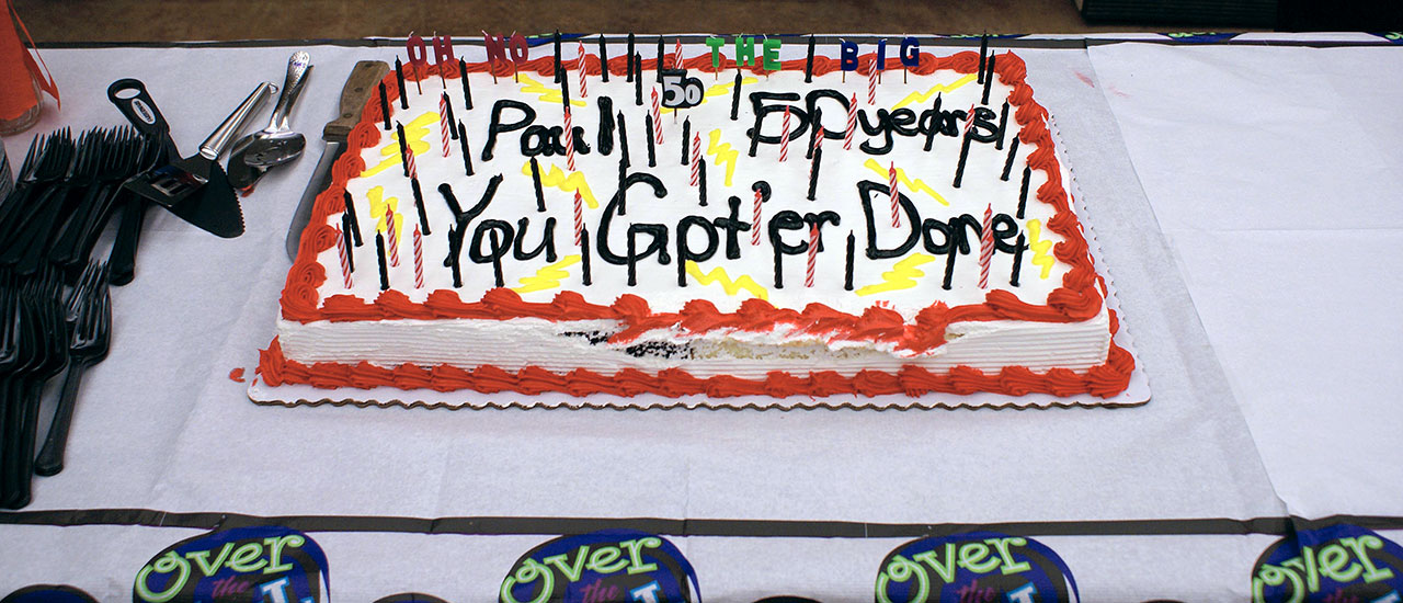 Paul Baker's 50th Cake
