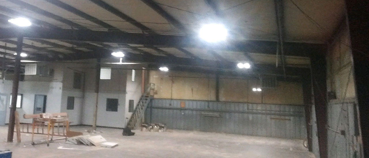 Warehouse after LED retrofit
